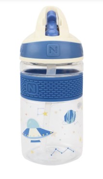 NUBY tazza con cannuccia per bere TRITAN manico a bocca dura