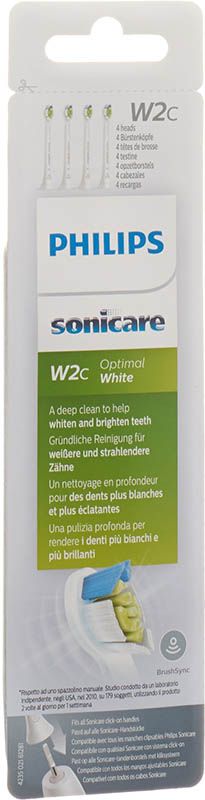 Philips Sonicare OptimalWhite mini HX6074/27 4 pezzi