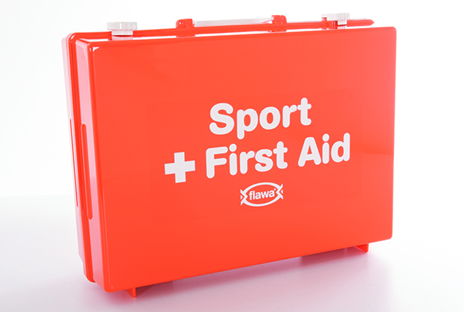 Flawa Sport kit di pronto soccorso maxi vuoto arancione