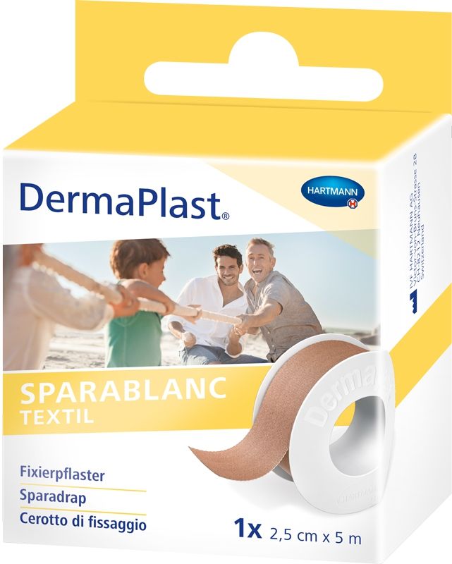DermaPlast® Sparablanc tessuto 2,5cmx5m colore pelle