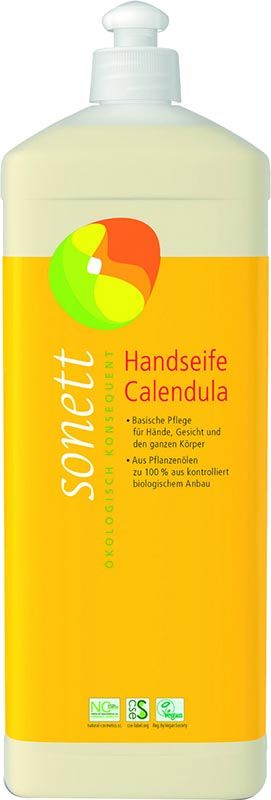 Sonett Sapone per le mani alla Calendula bottiglia di ricarica da 1lt
