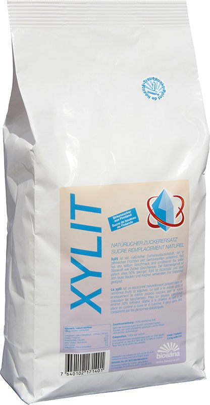 Sostituto dello zucchero BIOSANA Xylitol 2,5 kg