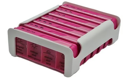 SupairBOX Compact 7 giorni D/F/I rosa