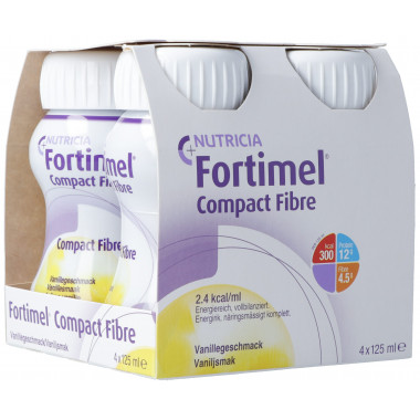 Fortimel Fibra Compatta Vaniglia 4 x 125 ml