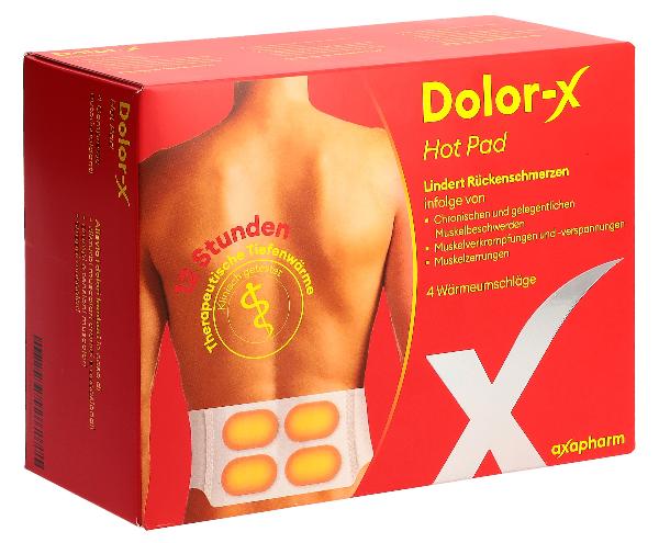 Dolor-X Hot Pad Wärmeumschläge 4 Stück
