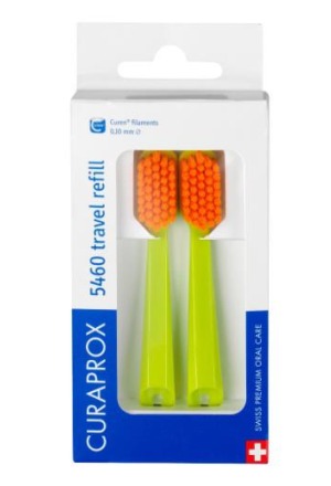 CURAPROX CS 5460 Travel Set Ortho ricarica verde