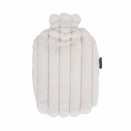 FASHY Borsa dell'acqua calda da 2 litri in pile bianco