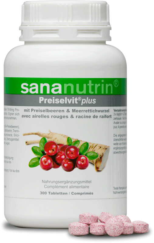 sananutrin® Preiselvit plus compresse 300 pezzi