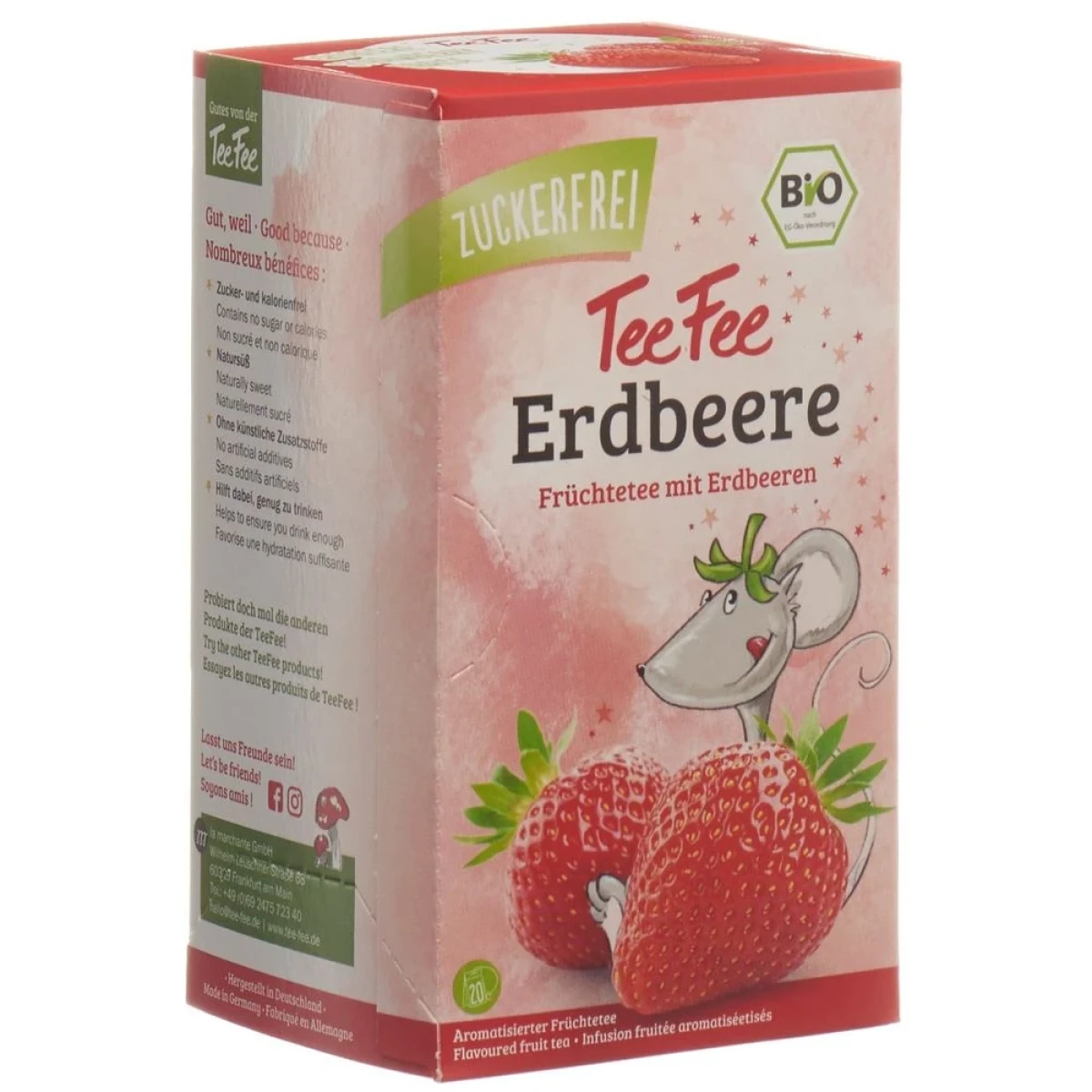 TEEFEE Tisana alla fragola Btl 20 pezzi