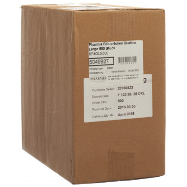 Pharmis fogli in blister Quattro Large 500 pezzi