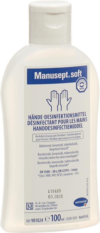 MANUSEPT disinfettante per mani morbide Fl 100ml
