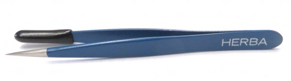 Pinzette Herba appuntite blu Inox