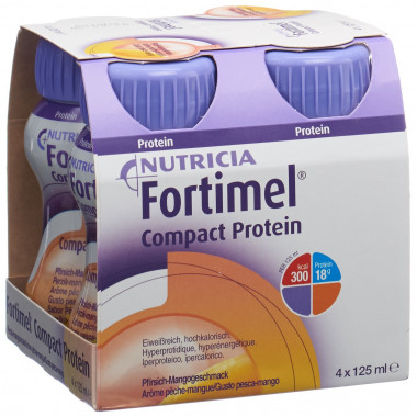 Fortimel Compact Protein Pfirsich-Mango 4 x 125ml