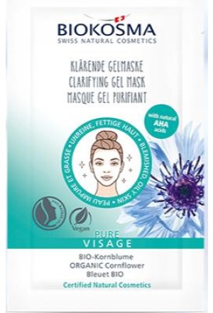 BIOKOSMA PURE Visage Maschera gel chiarificante 10 x 7ml