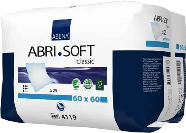 ABRI SOFT Classic Pads 60x60cm 25 pz.
