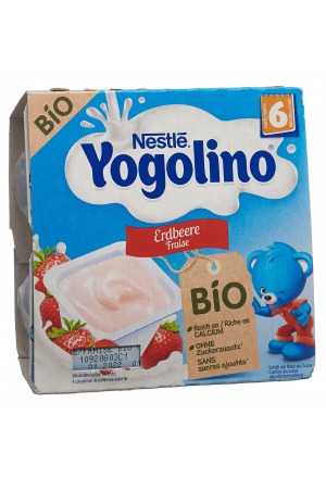 Nestlé Yogolino Bio Fragola 4 x 90g