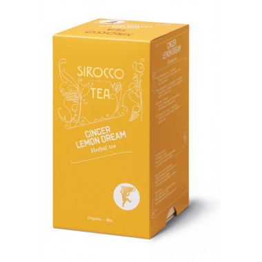 Bustine di tè Sirocco Ginger Lemon Dream 20 pezzi
