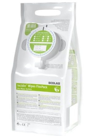 INCIDIN WIPES Cappuccio Flexpack verde nuovo 6 x 99 pezzi