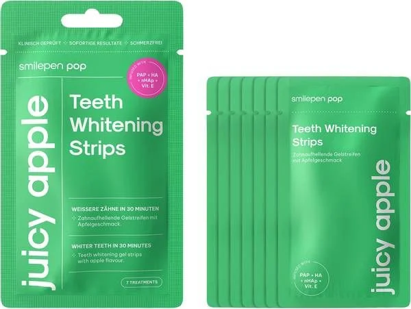 smilepen Pop Strisce bianche per denti Juicy App 7 x 2 pezzi