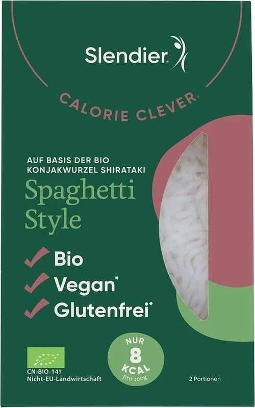 SLENDIER Konjac Stile Spaghetti Biologico 400g