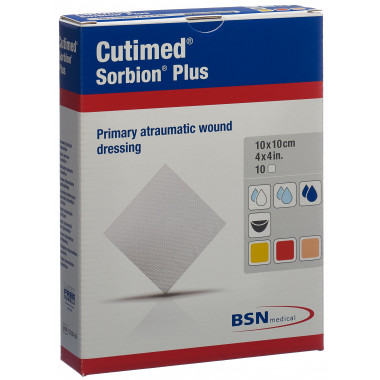 Cutimed Sorbion Plus 10x10cm 10 pezzi