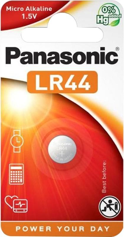Panasonic batterie a bottone LR44 2 pezzi