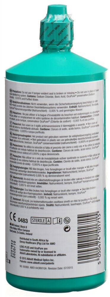 Lens Plus OcuPure soluzione salina 360ml