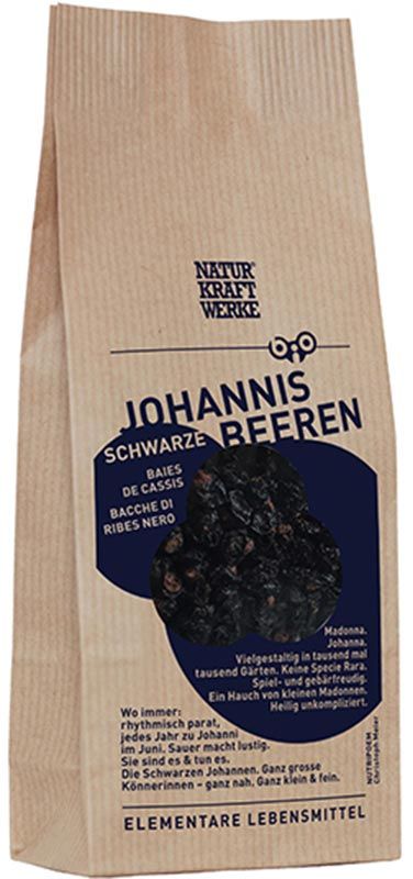 NATURKRAFTWERKE Ribes nero biologico 150g