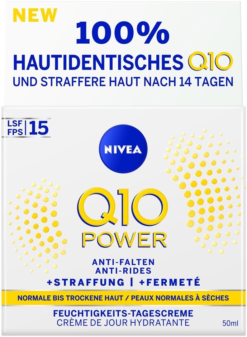 Nivea Q10 Power Anti-Falten Feuchtigkeits-Tagescreme LSF15 50ml