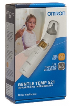 Termometro auricolare Omron Gentle Temp 521