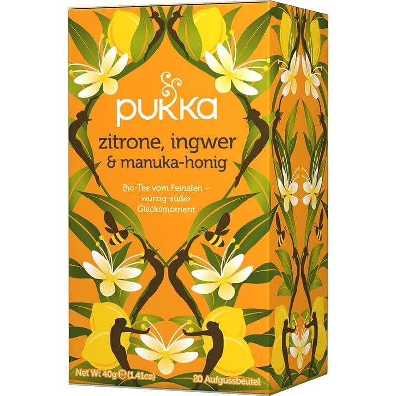 PUKKA Zit Ingwer & Manuka Honig Tee Bio DE 20 Stück