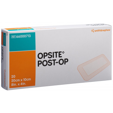 Medicazione con film Opsite Post OP 20x10cm sterile 20 confezioni