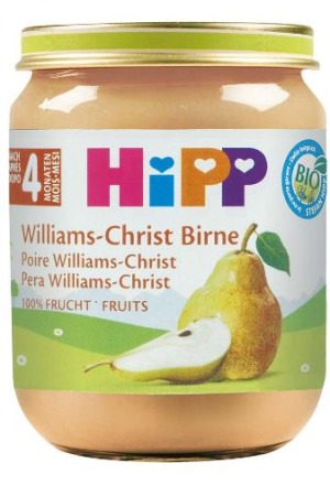 HIPP Vasetto di pere Williams-Christ biologiche 125g