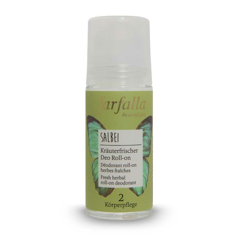 FARFALLA Deodorante alle erbe Roll-on Salvia 50ml