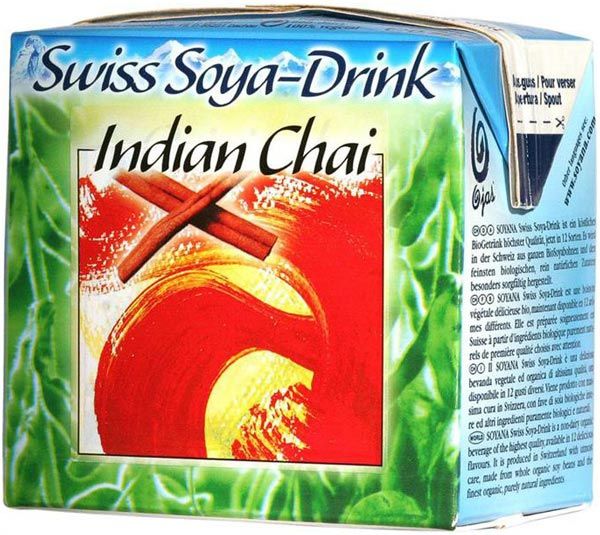 Soyana SWISS Soya Drink India Chai Organic Tetra 5dl