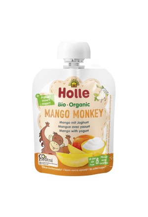 Holle Mango Monkey Pouchy Mango mit Joghurt 85g