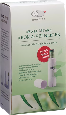 AROMALIFE Diffusore di aromi Lilia con miscela di fragranze Abwehrstark