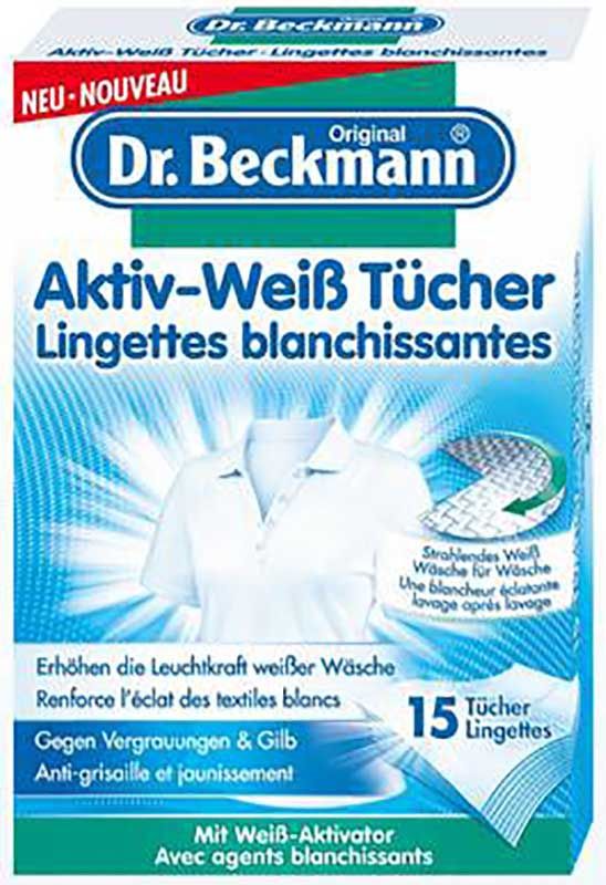 Dr Beckmann Salviette bianche attive 15 pezzi
