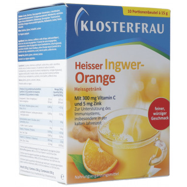 Klosterfrau Bevanda Calda Zenzero-Arancia 10x15g