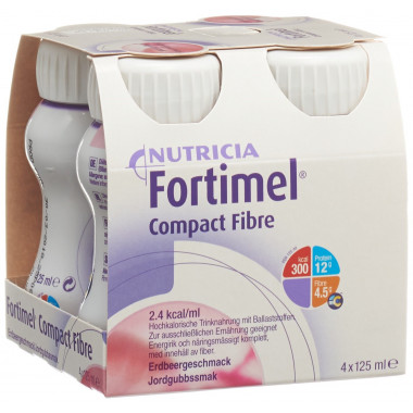 Fortimel Fibra Compatta Fragola 4 x 125ml