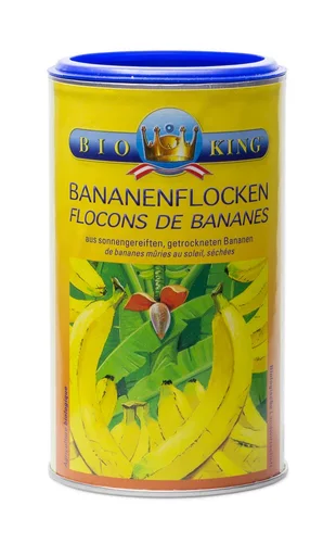Fiocchi di banana BioKing essiccati biologici 200g