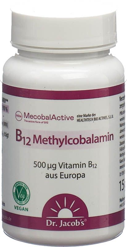 Dr Jacob's B12 Metilcobalamina Tabl Ds 60 pezzi