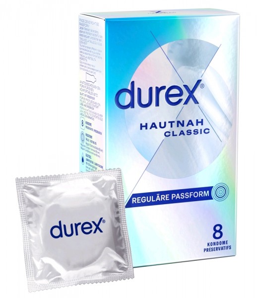Durex Hautnah Classic Präservativ 8 Stück