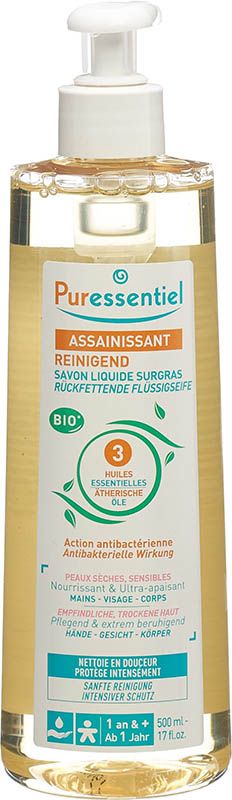 Ricarica di sapone liquido idratante Puressentiel 500ml