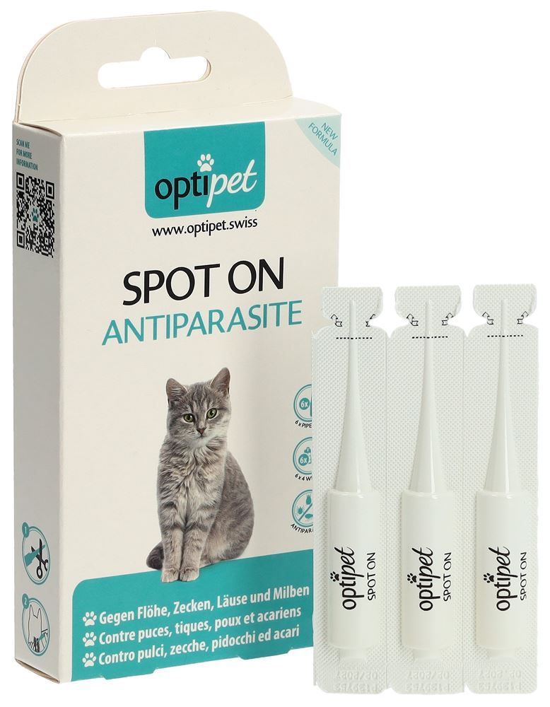OPTIPET Spot On Antiparassitario Gatti 6 x 1 ml