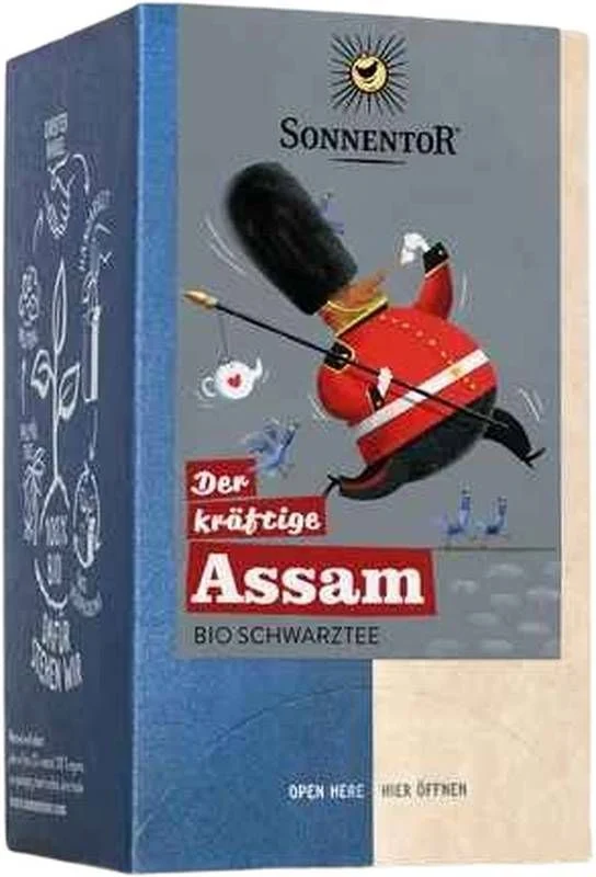 SONNENTOR Tè nero Assam inglese BIO 18 pezzi