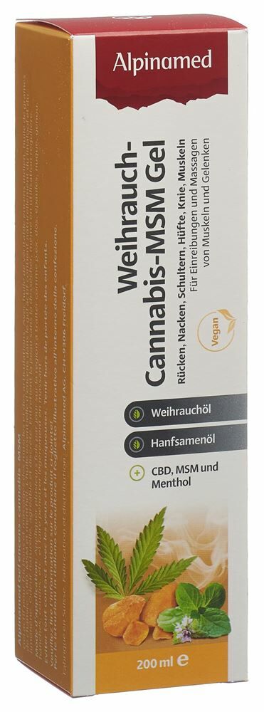 ALPINAMED Incenso Cannabis MSM Gel 200ml