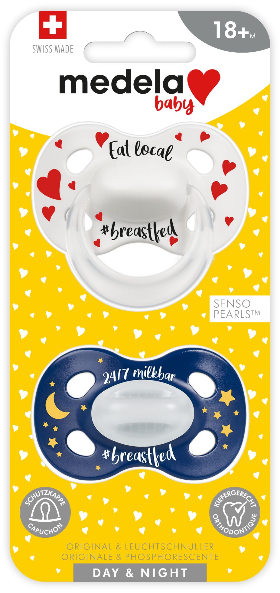 Medela Baby Nuggi Day&Night 18+ allattamento 2 pezzi