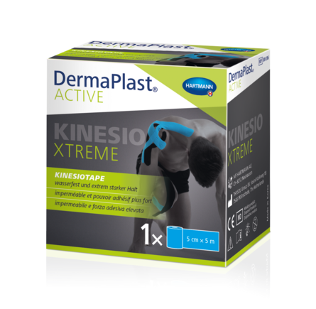 DermaPlast® Active Kinesiotape Xtreme 5cmx5m blu