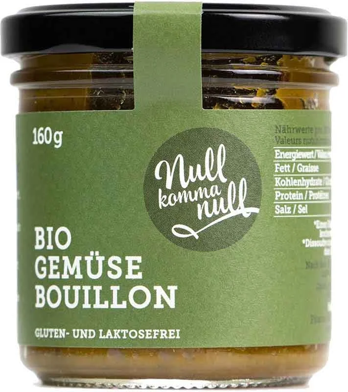 Barattolo di brodo vegetale NULLKOMMANULL 160 g